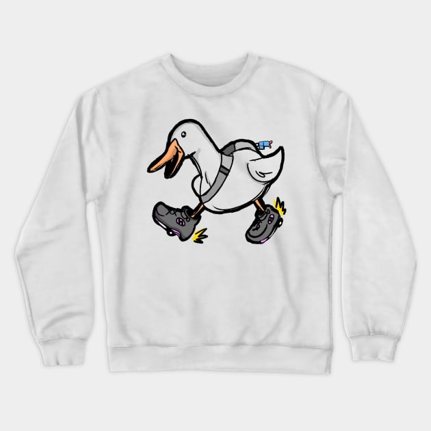 Dash The Duck Crewneck Sweatshirt by JohnnyTV Merch